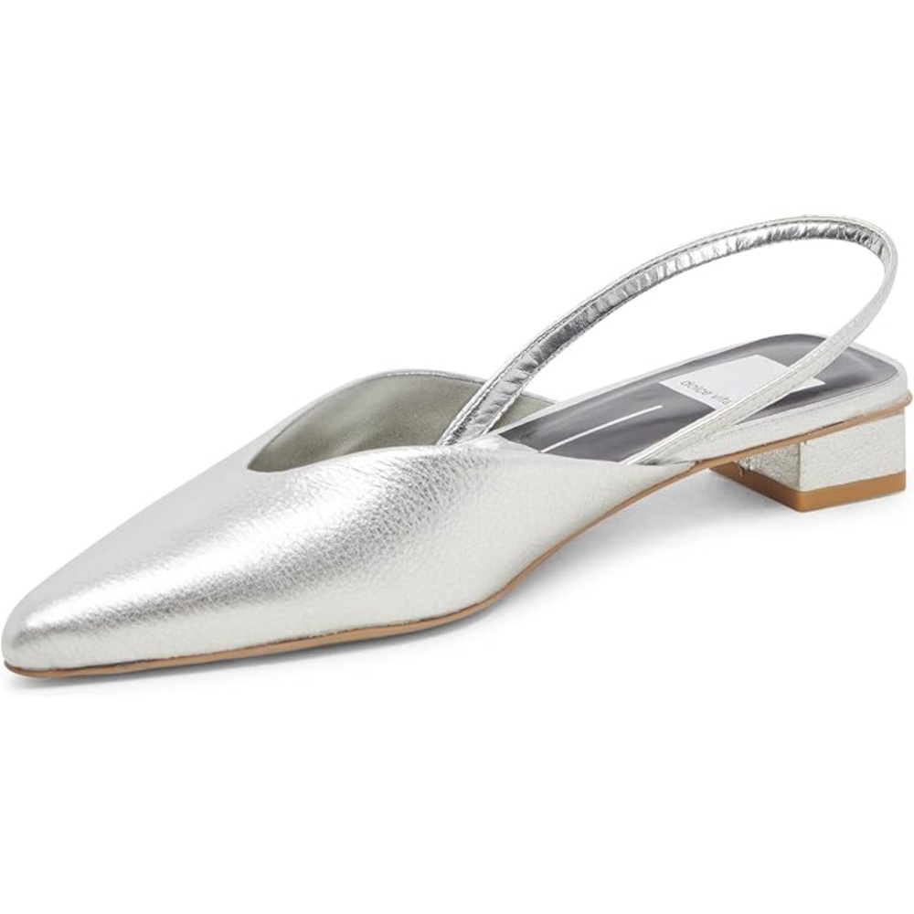 Dolce Vita Silver Flats